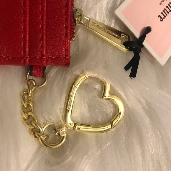 NWT Juicy Couture Crimson red Card Case - Picture 3 of 3